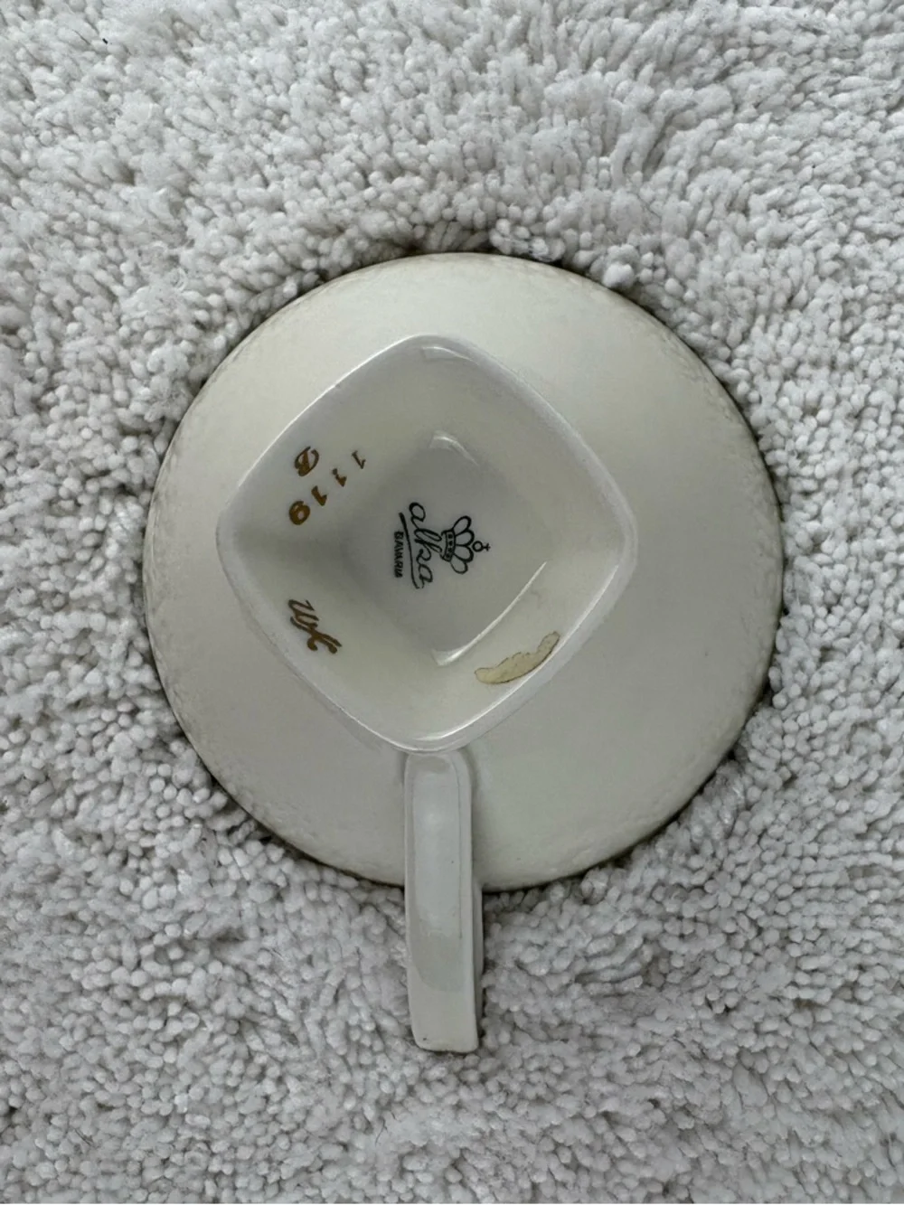 Vintage Alka Kunst Bavaria Porcelain Tea Cup/Saucer/Salad Plate Set